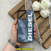 قاب گوشی iPhone 13 Pro آیفون اورجینال دیزل DIESEL کلاسیک فیت پارچه ای Hard Golden Consept سرمه ای کد 61401