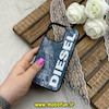 قاب گوشی iPhone 13 Pro آیفون اورجینال دیزل DIESEL کلاسیک فیت پارچه ای Hard Golden Consept سرمه ای کد 61401