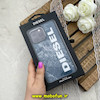 قاب گوشی iPhone 14 Pro Max آیفون اورجینال دیزل DIESEL کلاسیک فیت پارچه ای Hard Golden Consept سرمه ای کد 61406