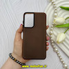 قاب گوشی Galaxy S21 FE سامسونگ اورجینال پاستیلی مات دوتیکه قهوه ای کد 62319