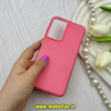 قاب گوشی Galaxy S21 FE سامسونگ اورجینال پاستیلی مات دوتیکه صورتی کد 62324