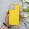 قاب گوشی iPhone 13 Pro Max آیفون اورجینال پاستیلی مات دوتیکه زرد کد 62257