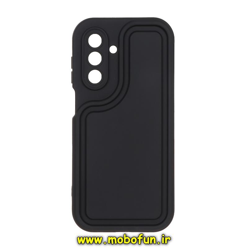 قاب گوشی Galaxy A26 سامسونگ طرح سیلیکونی Solid جدید محافظ لنزدار مشکی کد 48614