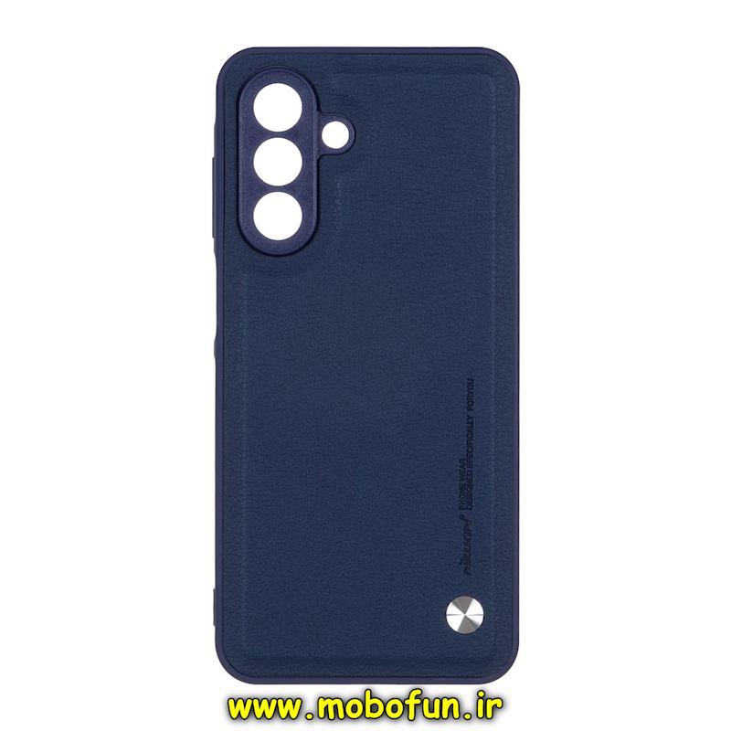 قاب گوشی Galaxy A26 سامسونگ چرمی سخت Hard نیلکین NILLKIN محافظ لنزدار سرمه ای کد 48633