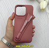 قاب گوشی iPhone 16 Pro آیفون سیلیکونی پاک کنی اورجینال rhode روود همراه با لیپ گلاس کالباسی کد 62710