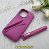قاب گوشی iPhone 16 Pro آیفون سیلیکونی پاک کنی اورجینال rhode روود همراه با لیپ گلاس صورتی کد 62712