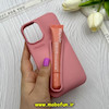قاب گوشی iPhone 16 آیفون سیلیکونی پاک کنی اورجینال rhode روود همراه با لیپ گلاس گلبهی کد 62708