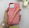 قاب گوشی iPhone 13 - iPhone 14 - iPhone 15 آیفون سیلیکونی پاک کنی اورجینال rhode روود همراه با لیپ گلاس گلبهی کد 62695