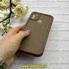 قاب گوشی Galaxy A11 - Galaxy M11 سامسونگ سیلیکونی ژله ای Solid محافظ لنزدار قهوه ای کد 62793