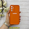 قاب گوشی Galaxy S23 FE سامسونگ سیلیکونی ژله ای Solid محافظ لنزدار نارنجی کد 62911