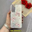 قاب گوشی Galaxy A05S سامسونگ فانتزی سخت Hard لیزری کرومی طرح پاپیون برجسته الماسی کیوت صورتی کد 63030