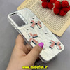 قاب گوشی Galaxy A15 سامسونگ فانتزی سخت Hard لیزری کرومی طرح پاپیون برجسته الماسی کیوت گلبهی کد 63039