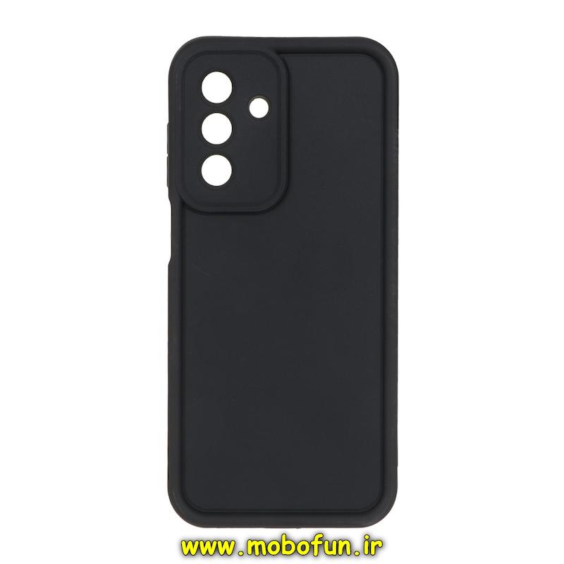 قاب گوشی Galaxy A26 سامسونگ سیلیکونی ژله ای Solid محافظ لنزدار مشکی کد 49169