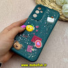 قاب گوشی Galaxy A05S سامسونگ سیلیکونی Solid عروسکی رزینی برجسته محافظ لنزدار سبز تیره کد 63313
