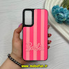 قاب گوشی Galaxy A34 سامسونگ سیلیکونی CASETIFY هارد سه بعدی برجسته طرح باربی Barbie کد 63095