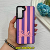 قاب گوشی Galaxy S21 FE سامسونگ سیلیکونی CASETIFY هارد سه بعدی برجسته طرح باربی Barbie کد 63122