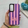 قاب گوشی Galaxy S23 FE سامسونگ سیلیکونی CASETIFY هارد سه بعدی برجسته طرح باربی Barbie کد 63125