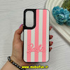 قاب گوشی Galaxy S23 FE سامسونگ سیلیکونی CASETIFY هارد سه بعدی برجسته طرح باربی Barbie کد 63127