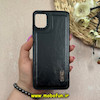 قاب گوشی Galaxy A05 سامسونگ اورجینال برند CASETIFY طرح دوخت HARD چرمی مشکی کد 63657