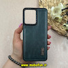 قاب گوشی Redmi Note 12 4G شیائومی اورجینال برند CASETIFY طرح دوخت HARD چرمی سبز تیره کد 63756