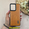 قاب گوشی Redmi Note 12 4G شیائومی اورجینال برند CASETIFY طرح دوخت HARD چرمی عسلی کد 63757