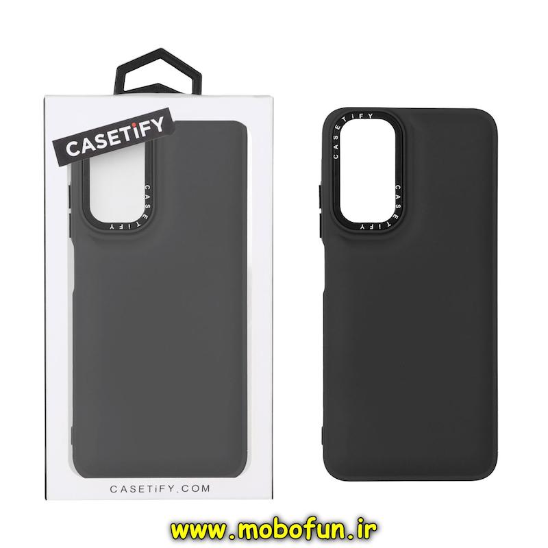 قاب گوشی Redmi Note 11 4G / Redmi Note 11S شیائومی سیلیکونی ژله ای پافر PC CASETIFY مشکی کد 70218