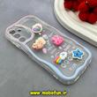 قاب گوشی Galaxy A15 سامسونگ ژله ای شفاف بالشتی سه بعدی عروسکی فانتزی محافظ لنز دار کد 64010