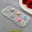 قاب گوشی Galaxy A30S / Galaxy A50S / Galaxy A50 سامسونگ ژله ای شفاف بالشتی سه بعدی عروسکی فانتزی محافظ لنز دار کد 64024