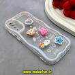 قاب گوشی Galaxy A30S / Galaxy A50S / Galaxy A50 سامسونگ ژله ای شفاف بالشتی سه بعدی عروسکی فانتزی محافظ لنز دار کد 64025