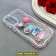 قاب گوشی Galaxy A30S / Galaxy A50S / Galaxy A50 سامسونگ ژله ای شفاف بالشتی سه بعدی عروسکی فانتزی محافظ لنز دار کد 64027