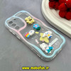 قاب گوشی Galaxy S21 FE سامسونگ ژله ای شفاف بالشتی سه بعدی عروسکی فانتزی محافظ لنز دار کد 64057
