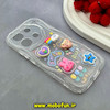 قاب گوشی Redmi Note 13 Pro 5G / Poco X6 شیائومی ژله ای شفاف بالشتی سه بعدی عروسکی فانتزی محافظ لنز دار کد 64054