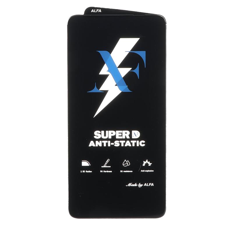 گلس گوشی Redmi Note 13 4G - Poco F5 Pro - Nova 10 SE - 11 SE - 12 SE - Y9A شیشه ای ALFA آلفا سری Super ANTI STATIC 9H فول کاور FULL Cover اورجینال
