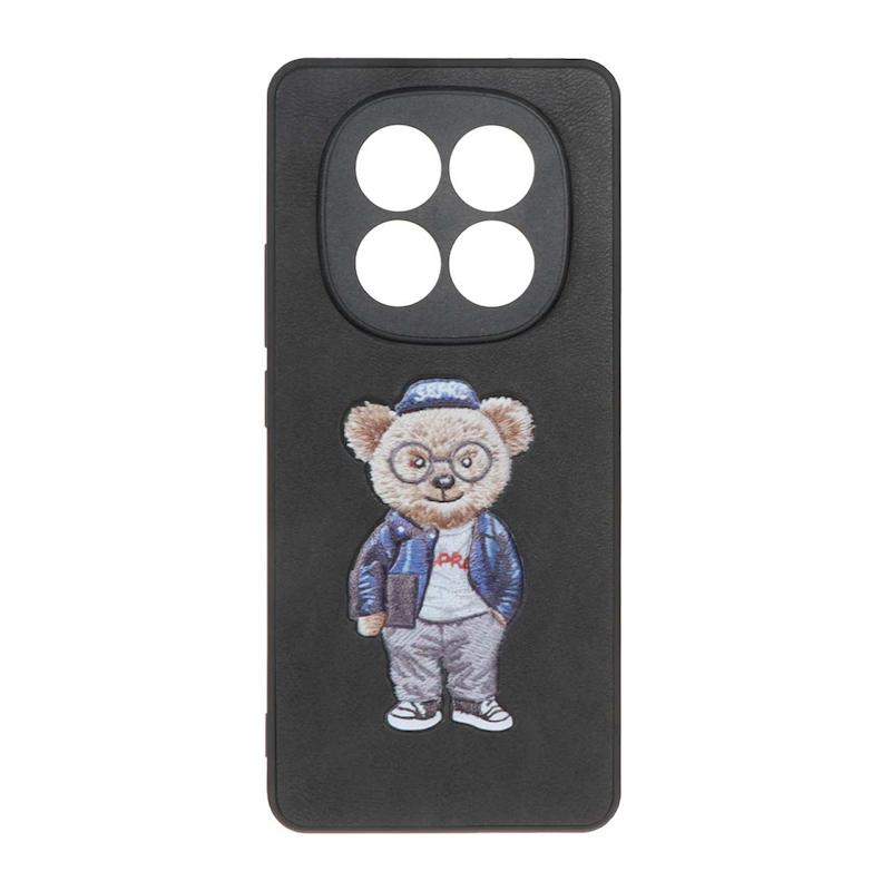 قاب گوشی Redmi Note 14 Pro 5G / Redmi Note 14 Pro Plus / Poco X7 شیائومی هارد لاکچری فانتزی طرح تدی گنگ بالا گلدوزی کد 70573