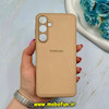 قاب گوشی Galaxy A55 سامسونگ اورجینال چرمی Leather Case لدر کیس یونیک محافظ لنزدار کرم کد 63814