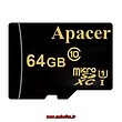 کارت حافظه 64 گیگابایت microSDXC اپیسر مدل AP64GA کلاس 10 استاندارد UHS-I U1 سرعت 45MBps