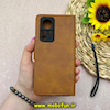 کیف گوشی Xiaomi 12T / Xiaomi 12T Pro / Redmi K50 Ultra شیائومی مگنتی طرح چرم کتابی بنددار عسلی کد 64251