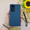 کیف گوشی Xiaomi 12T / Xiaomi 12T Pro / Redmi K50 Ultra شیائومی مگنتی طرح چرم کتابی بنددار سرمه ای کد 64252
