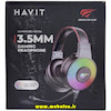 هدست گیمینگ هویت HAVIT مدل H2013 مشکی رنگارنگ کد 30266