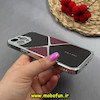 قاب گوشی iPhone 12 Pro Max آیفون اورجینال لاکچری دیزاین عنکبوتی GKK CASE کرومی آینه ای محافظ لنزدار کد 64425
