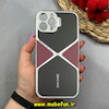قاب گوشی iPhone 12 Pro Max آیفون اورجینال لاکچری دیزاین عنکبوتی GKK CASE کرومی آینه ای محافظ لنزدار کد 64425
