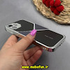 قاب گوشی iPhone 12 آیفون اورجینال لاکچری دیزاین عنکبوتی GKK CASE کرومی آینه ای محافظ لنزدار کد 64421