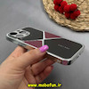 قاب گوشی iPhone 15 Pro Max آیفون اورجینال لاکچری دیزاین عنکبوتی GKK CASE کرومی آینه ای محافظ لنزدار کد 64442