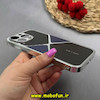 قاب گوشی iPhone 15 Pro Max آیفون اورجینال لاکچری دیزاین عنکبوتی GKK CASE کرومی آینه ای محافظ لنزدار کد 64443