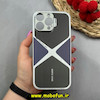 قاب گوشی iPhone 16 Pro Max آیفون اورجینال لاکچری دیزاین عنکبوتی GKK CASE کرومی آینه ای محافظ لنزدار کد 64452