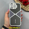 قاب گوشی iPhone 16 Pro آیفون اورجینال لاکچری دیزاین عنکبوتی GKK CASE کرومی آینه ای محافظ لنزدار کد 64447