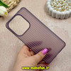 قاب گوشی Redmi Note 14 4G شیائومی ژله ای کرکره ای ساده اورجینال یونیک کیس بنفش کد 65215