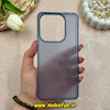 قاب گوشی Redmi Note 14 4G شیائومی ژله ای کرکره ای ساده اورجینال یونیک کیس آبی کد 65216