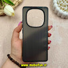 قاب گوشی Redmi Note 14 Pro 4G شیائومی ژله ای کرکره ای ساده اورجینال یونیک کیس مشکی کد 65222