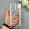 قاب گوشی Galaxy A22 4G / Galaxy M32 4G سامسونگ طرح دار فانتزی عروسکی ژله ای شفاف محافظ لنز دار کپسولی (لاکچری) خرگوش کد 64745